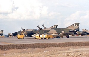 F-4 Flightline, 433rd Tactical Fighter Squadron (TFS). Photo by George Knowles 1967-68