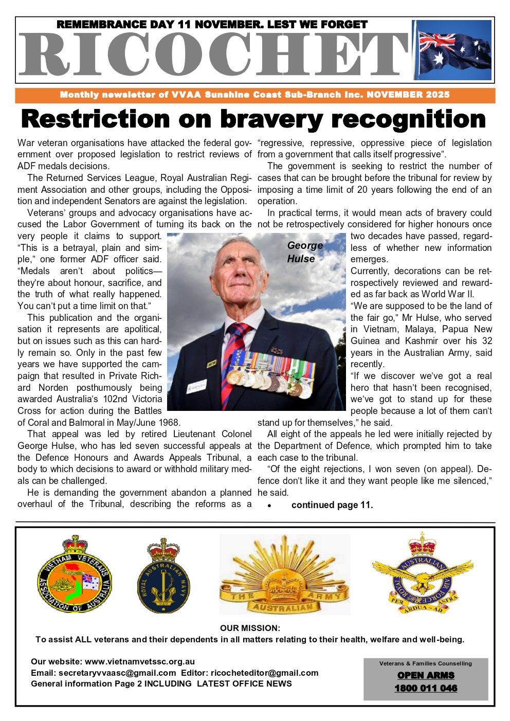 Ricochet November 2025